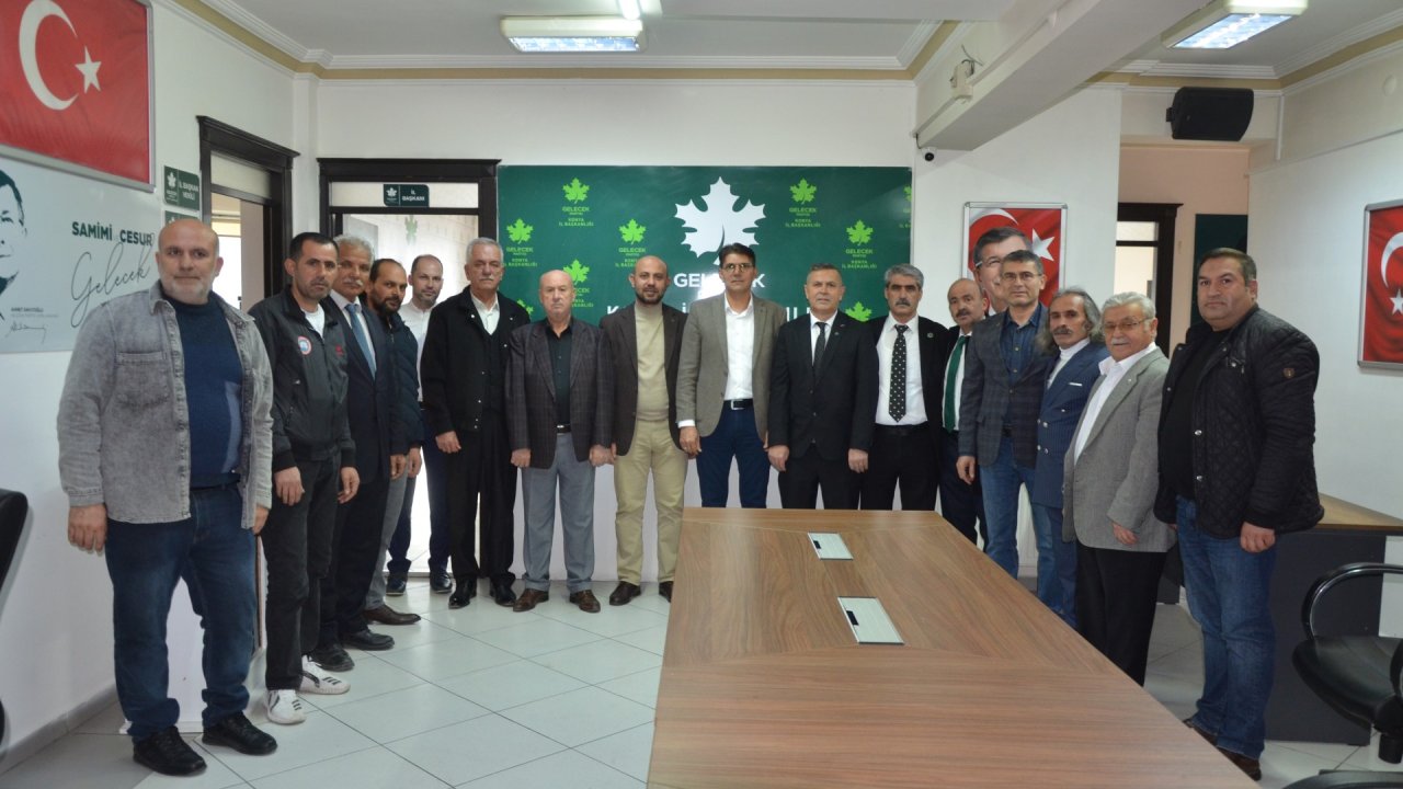 Gelecek Partisi Konya'da Kongre heyecanı yaşandı! Dört İlçede Güven Tazelendi