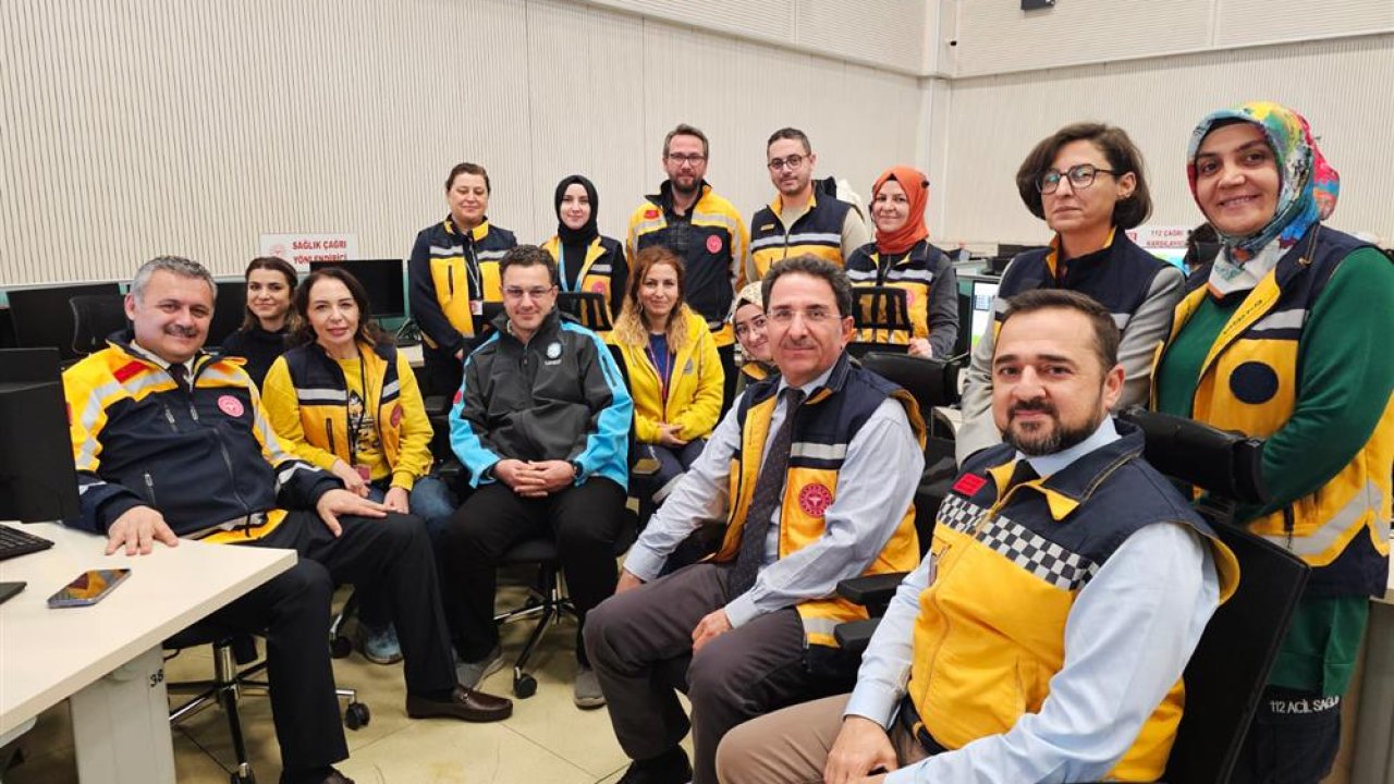 İl Sağlık Müdürü 112 Personelinin Acil Sağlık Hizmetleri Haftasını kutladı!