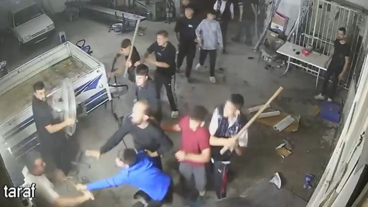 Konya'daki Sopa, kürek ve av tüfekli meydan savaşını andıran kavga kamerada