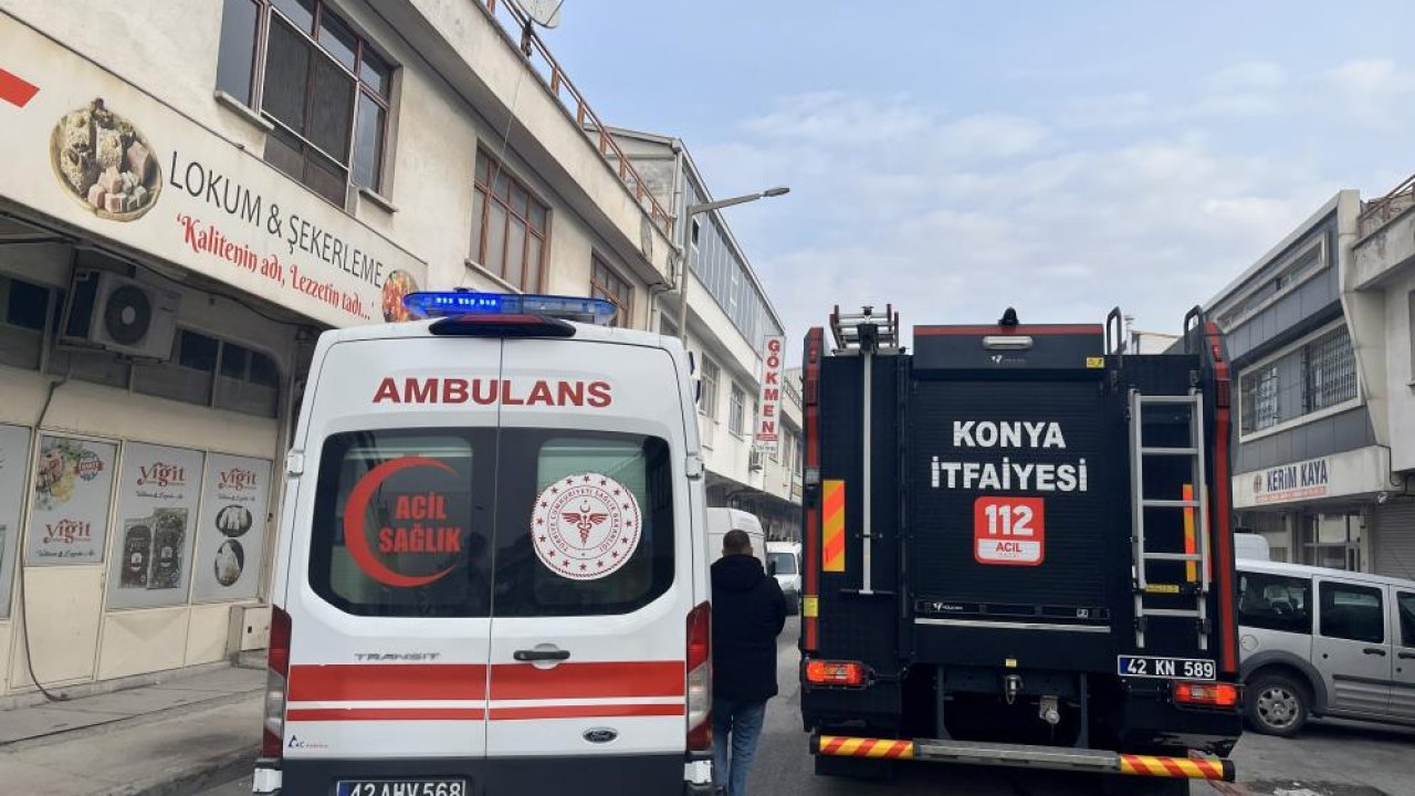 Konya'da yangın paniği!