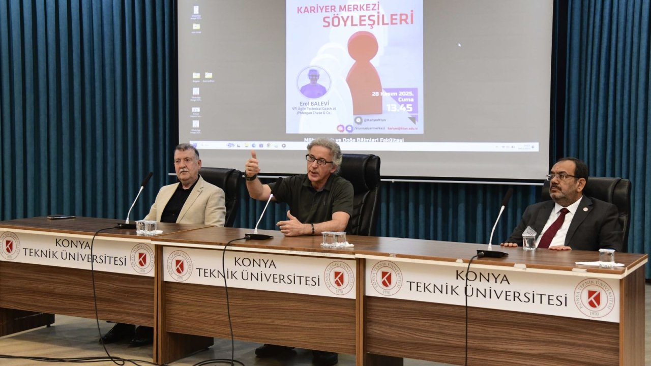 Erol Balevi KTÜN Kariyer Söyleşileri’nin Konuğu Oldu!
