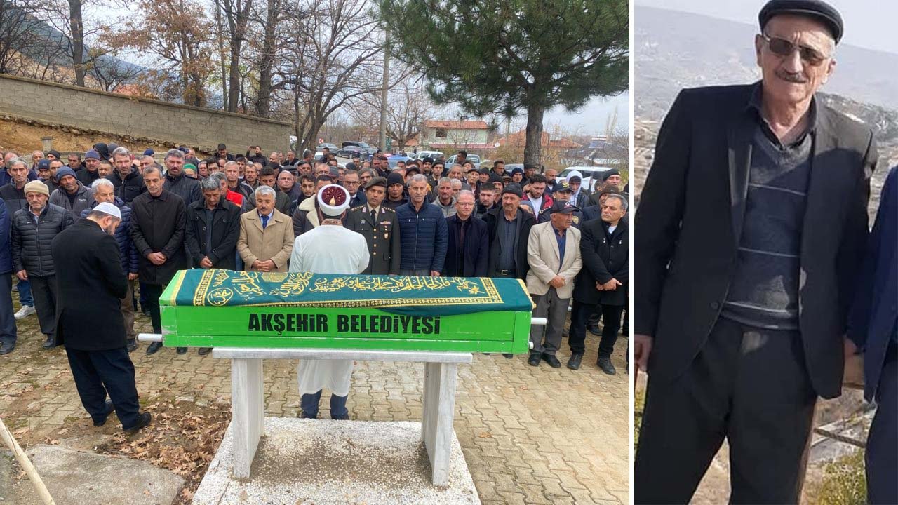 Akşehir'de Şehit babası Ramazan Başer son yolculuğuna uğurlandı