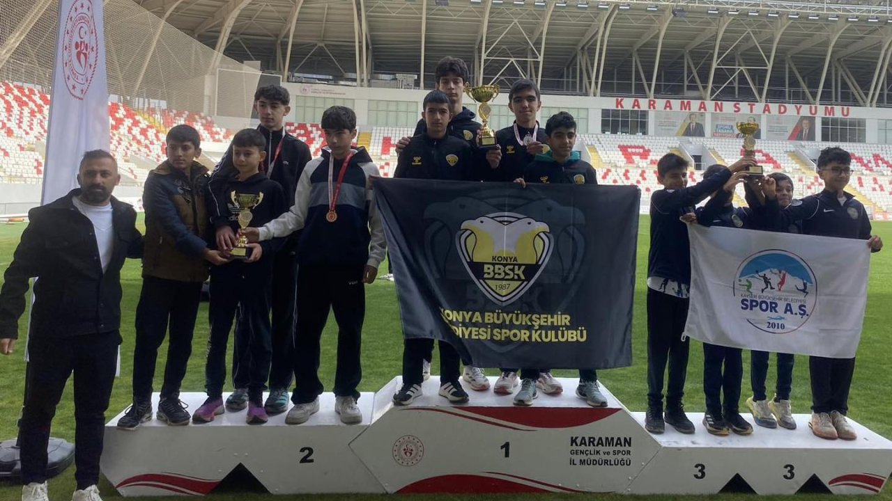 Konya BBSK’dan kros liginde büyük başarı: U14 Türkiye Şampiyonluğu Karaman’dan geldi