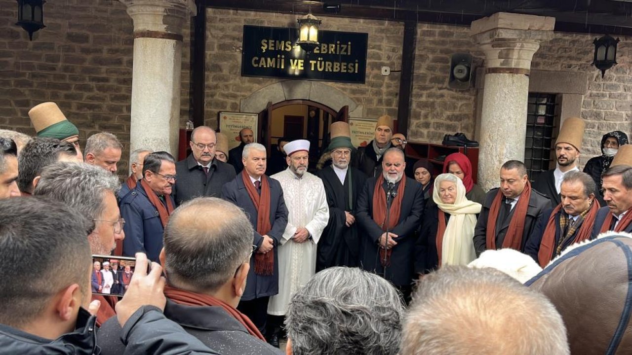 Konya'da Şeb-i Arus programları başladı! Huzur Vakti" yürüyüşü gerçekleştirildi!