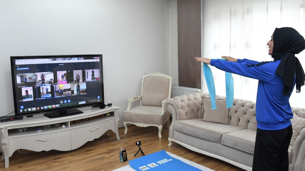 Konya Büyükşehir'in online spor eğitimlerinde 15. dönem kayıtları başlıyor
