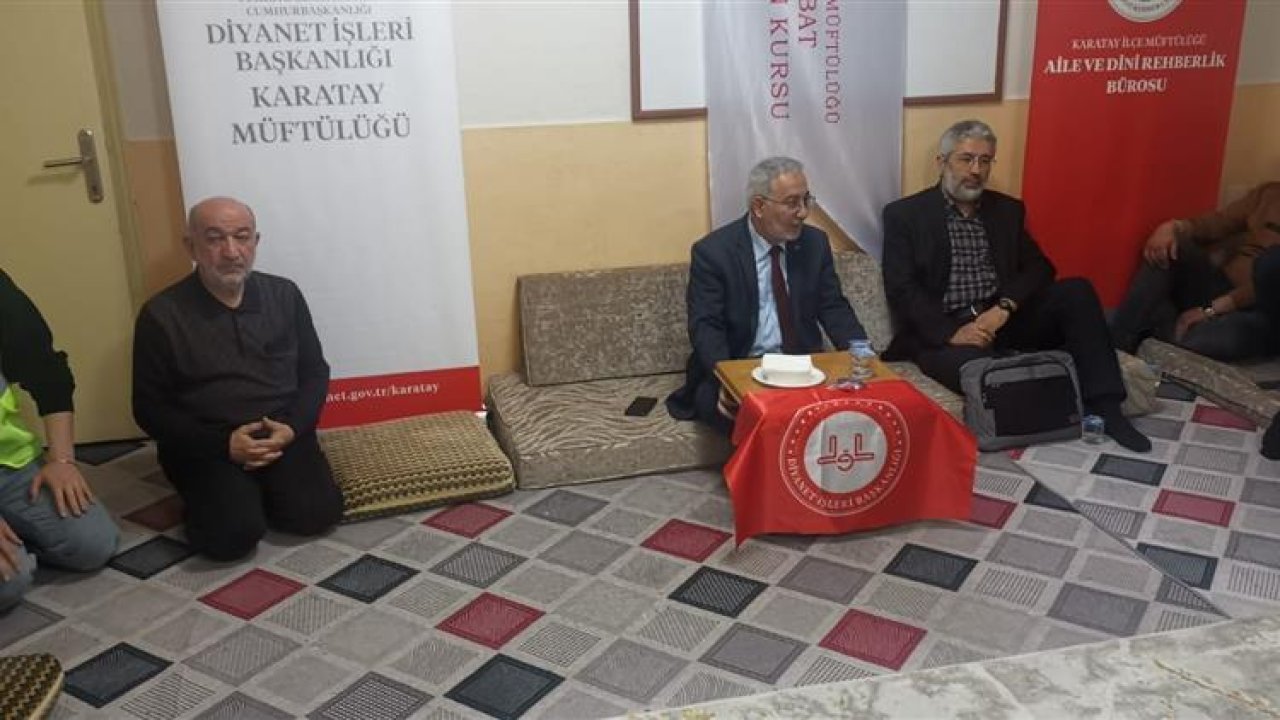 Konya'da Karatay Müftülüğünce “Baba Okulu Seminerleri” başladı!