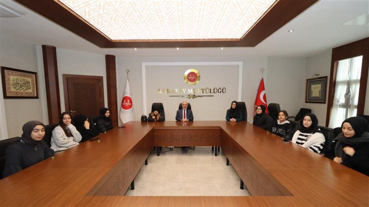 Bozkırlılar Vakfı Kız Anadolu İHL’den Müftülüğe Ziyaret!