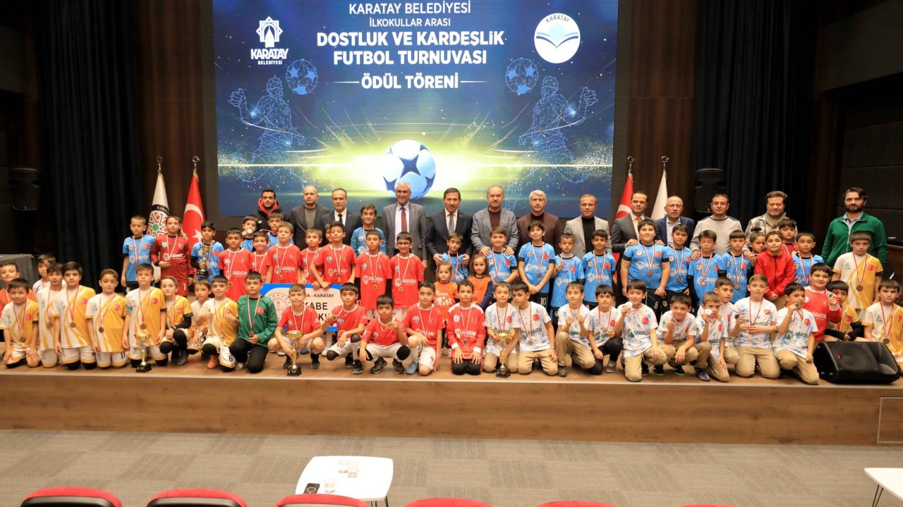 Karatay'da 403 öğrenci sporun birleştirici gücünde buluştu! İlkokullar arası turnuva sona erdi