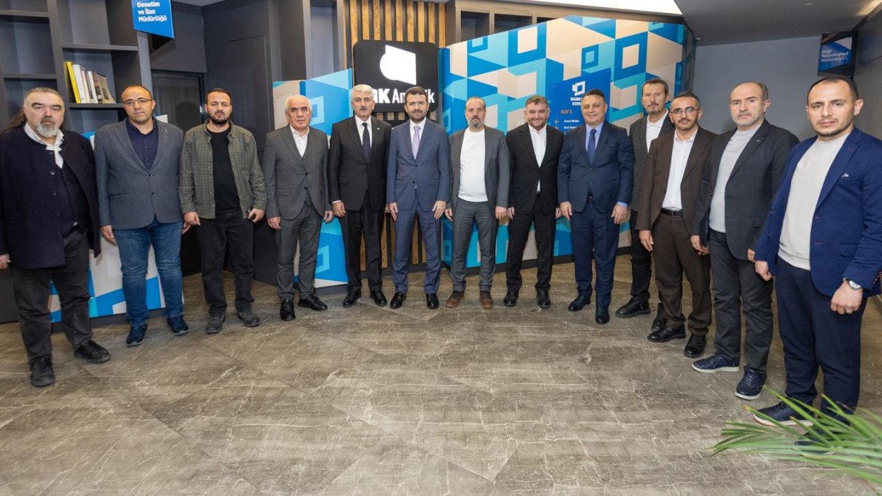 Konya basınından BİK Genel Merkezine ziyaret