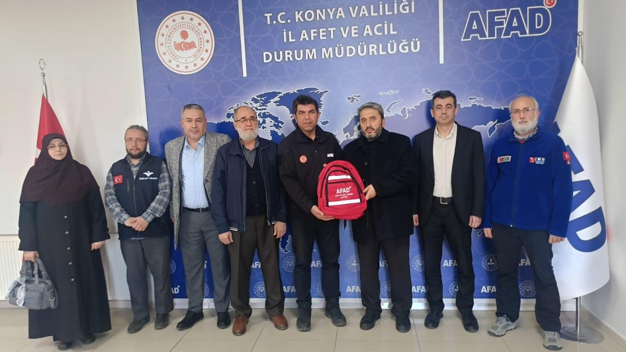 AFAD Konya İl Müdürlüğü ve İnsan Vakfı arasında protokol imzalandı!