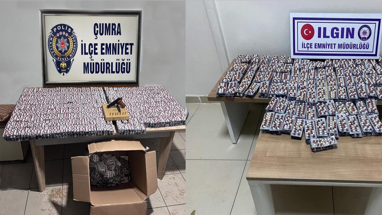 Konya'da iki ilçede uyuşturucu operasyonu: 5 tutuklama!