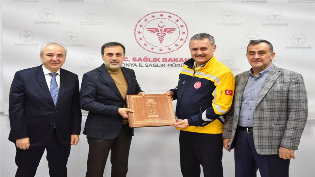 KTO Karatay Üniversitesi’nden İl Sağlık Müdürüne ziyaret!