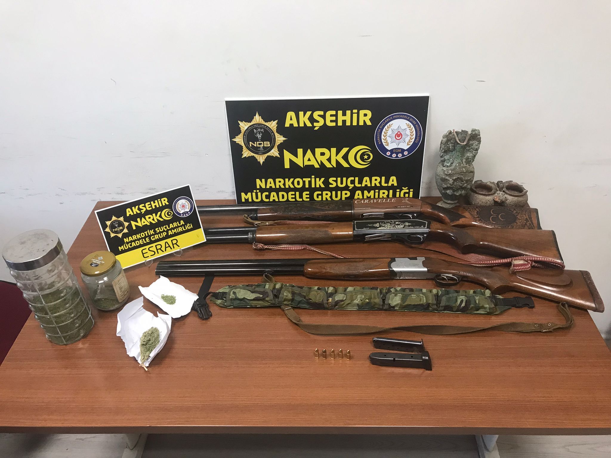 Akşehir’de Uyuşturucu Operasyonunda 7 Gözaltı