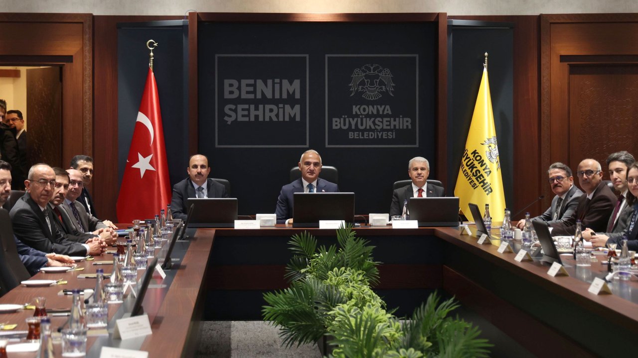 Konya Turizminin 5 Yıllık Master Planı Bakan Ersoy'un katılımıyla ele alındı