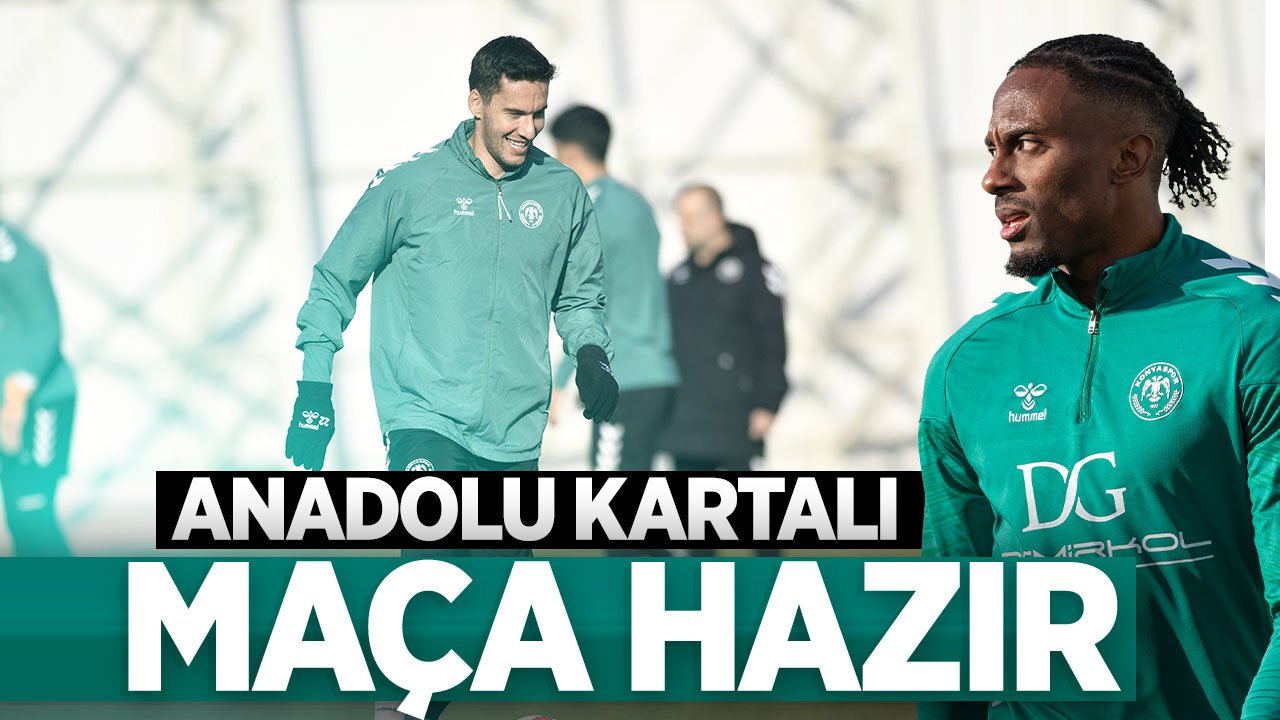 Konyaspor, Kayserispor maçı hazırlıklarını tamamladı