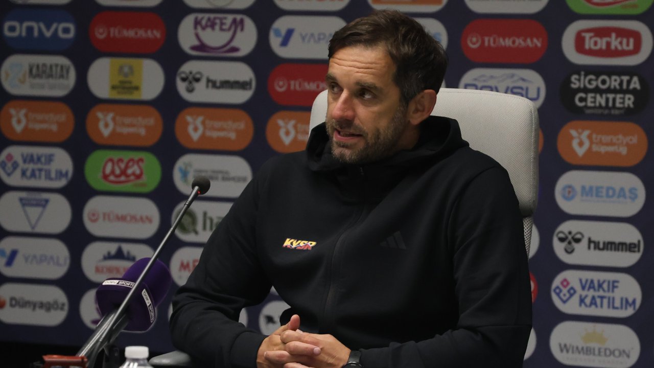 Kayserispor'da Radomir Djalovic: "Alınan 1 puan bizi mutlu etti"