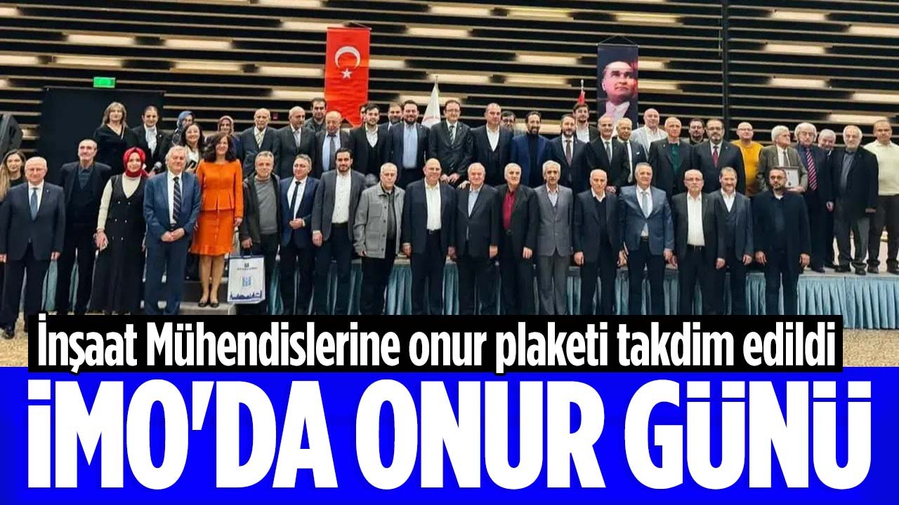Konya İMO'dan onur günü