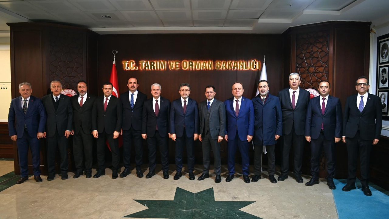 Konya Protokolü Ankara'da Bakan Yumaklı ile bir araya geldi