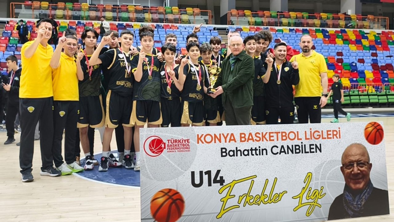 Parkede zirve Konya’nın: BBSK U14 erkekler şampiyon