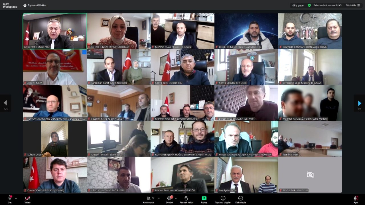 Konya MEM’de pansiyonlu okullar toplantısı!