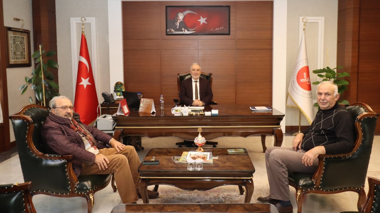 Emekli Vali Yardımcılarından Müftü Taş’a Ziyaret!