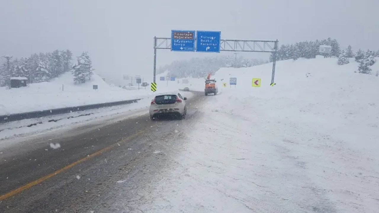 Seydişehir–Bozkır yolunda ulaşım kontrollü sağlanıyor