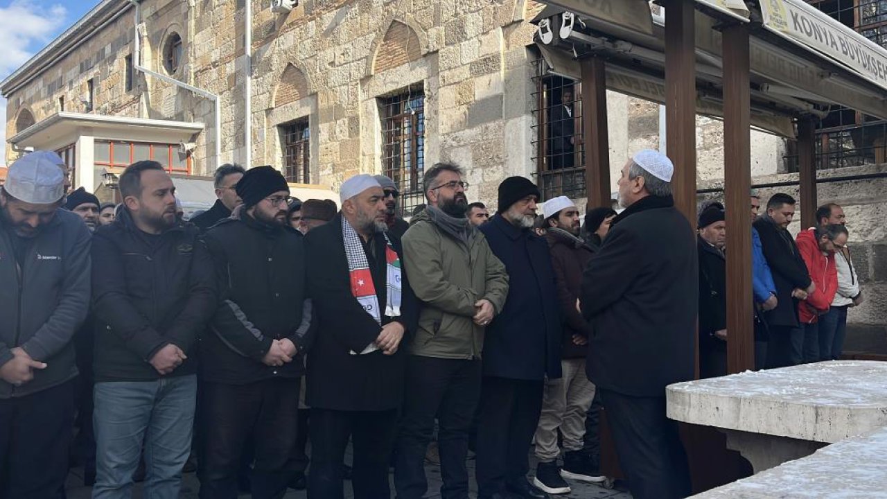 Konya’da Ebu Ubeyde ve tüm şehitler için gıyabi cenaze namazı kılındı