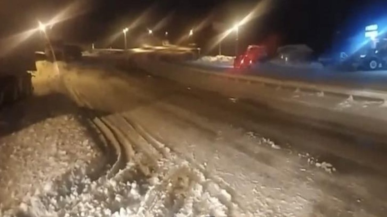 Kar ve tipi nedeniyle kapanmıştı: Kayseri-Malatya Karayolu trafiğe açıldı