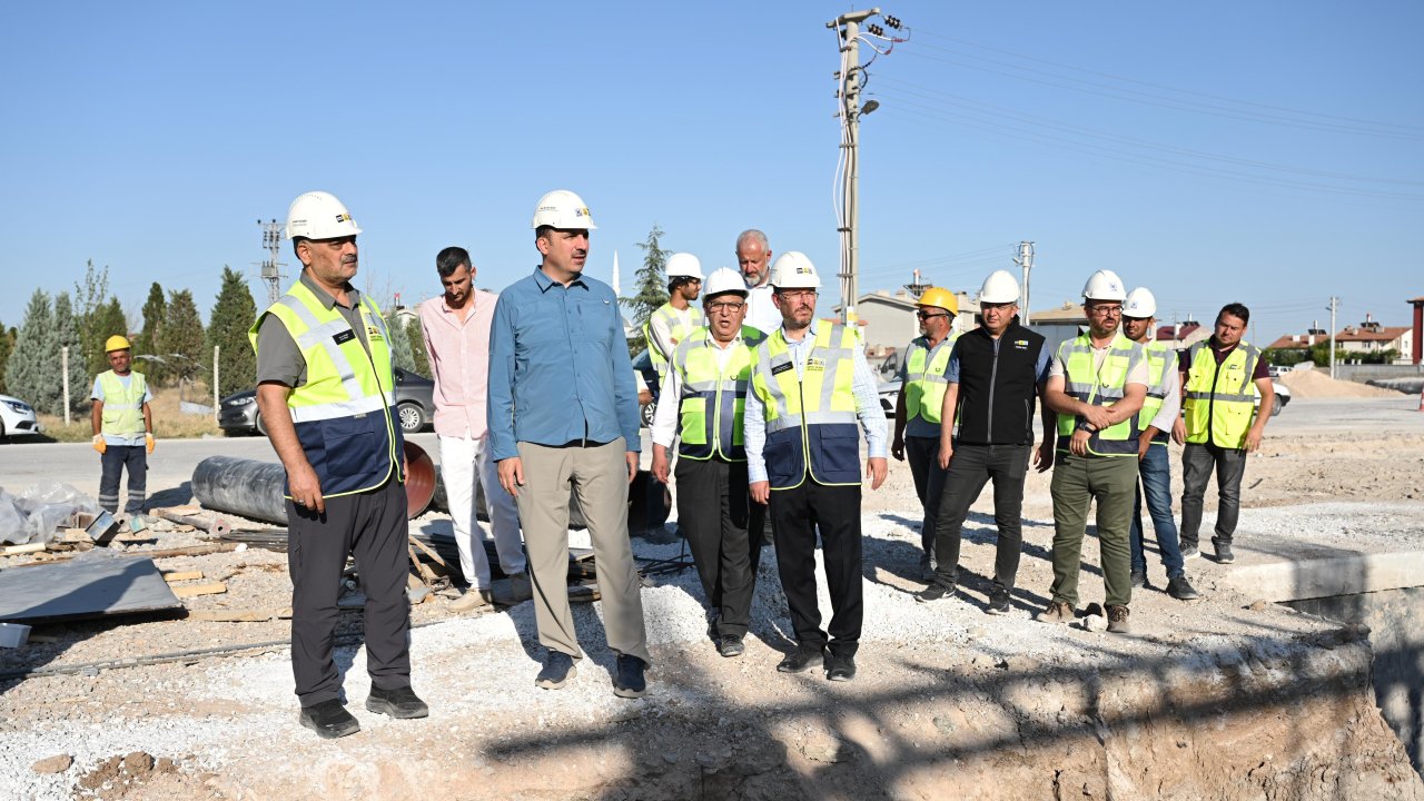 Konya Büyükşehir'den kapsamlı altyapı yatırımları! 282 kilometre su ve kanalizasyon şebekesi imalatı yapıldı