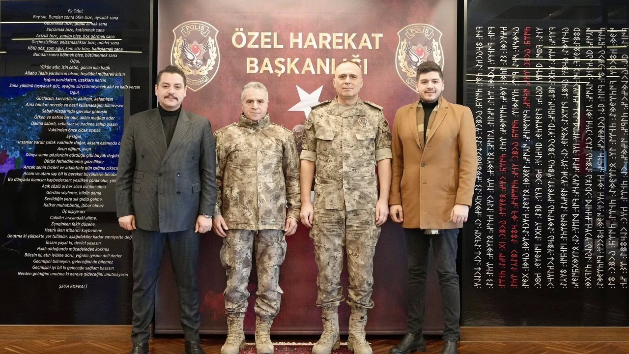 Kaymakam Alperen Taşavlı’dan Özel Harekâtçı Baba Adem Taşavlı’ya Ziyaret