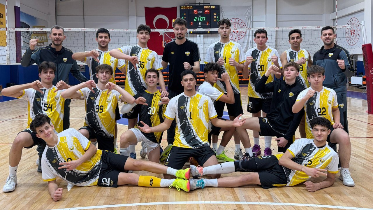 Konya BBSK Yıldız Erkekler’den net galibiyet: Liderlik devam ediyor