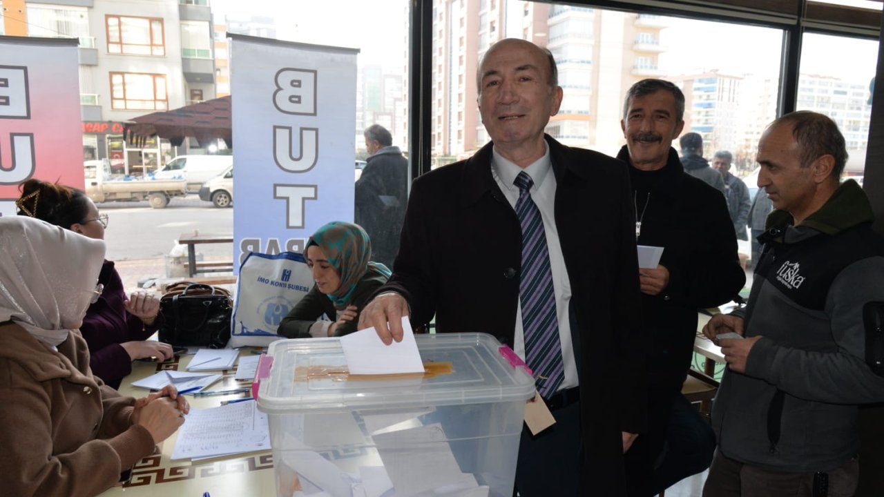 Konya Tüp Bayii ve Satıcıları Odası'nda seçim heyecanı yaşandı! Osman Alp güven tazeledi