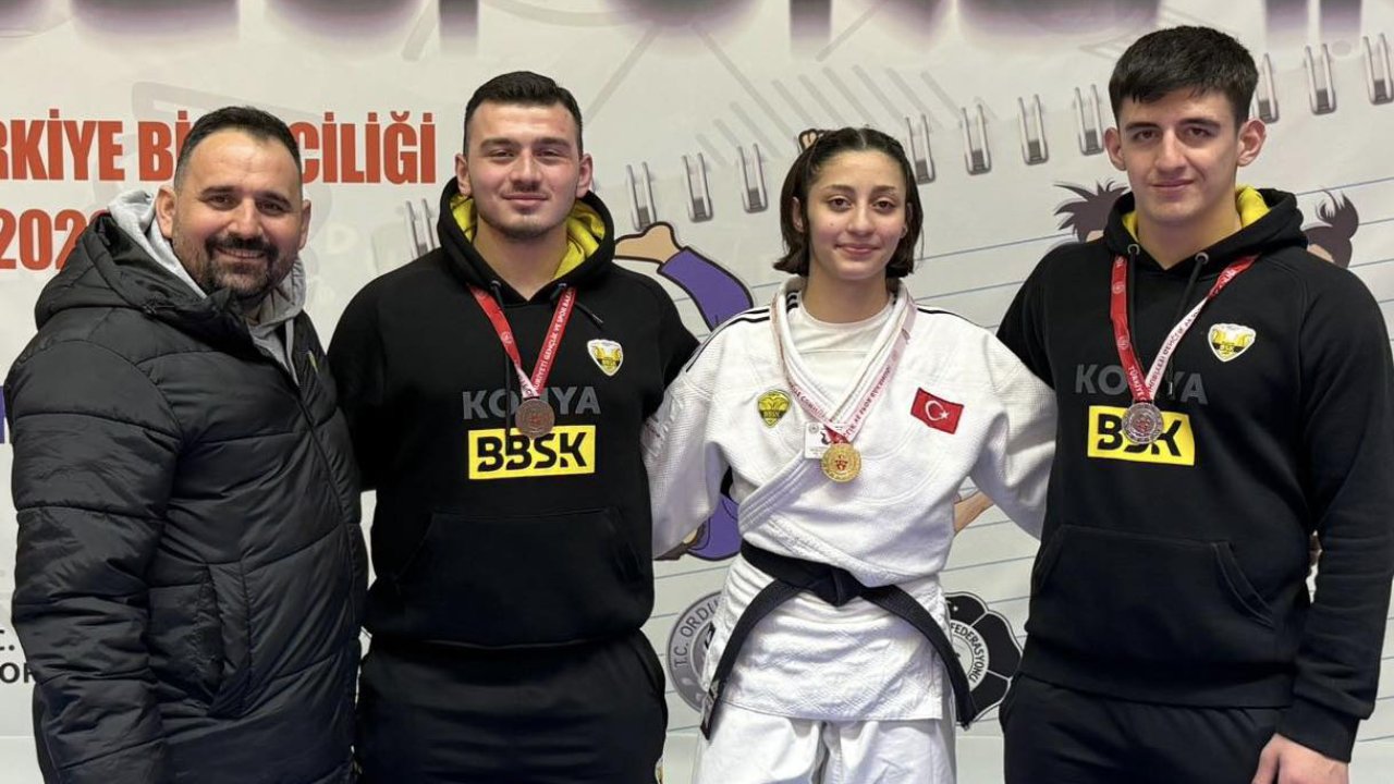 Konyalı judocular sezona madalyalarla başladı: Ordu’dan 3 madalya ile döndüler