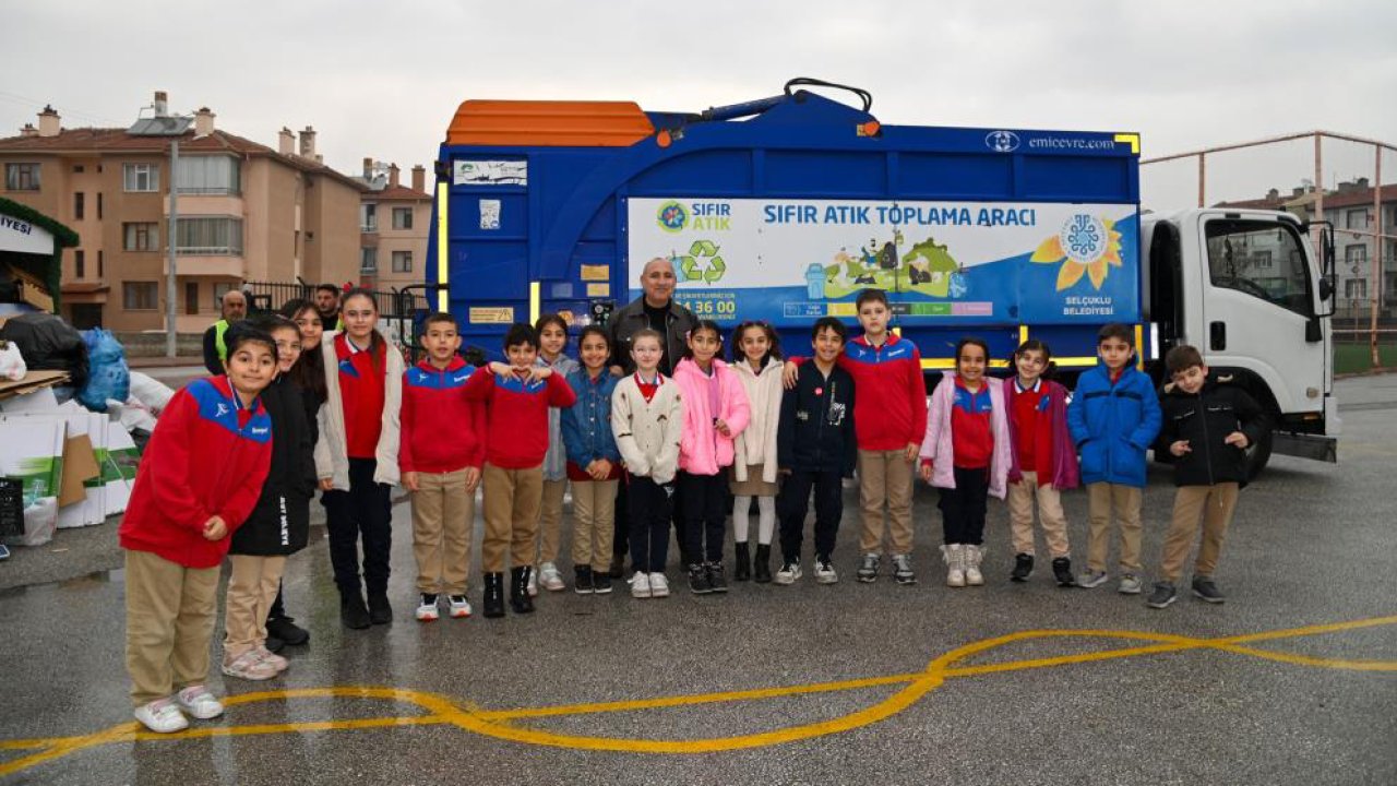 Selçuklu’da okullar sıfır atık için yarışıyor: Çevre bilinci geleceğe taşınıyor