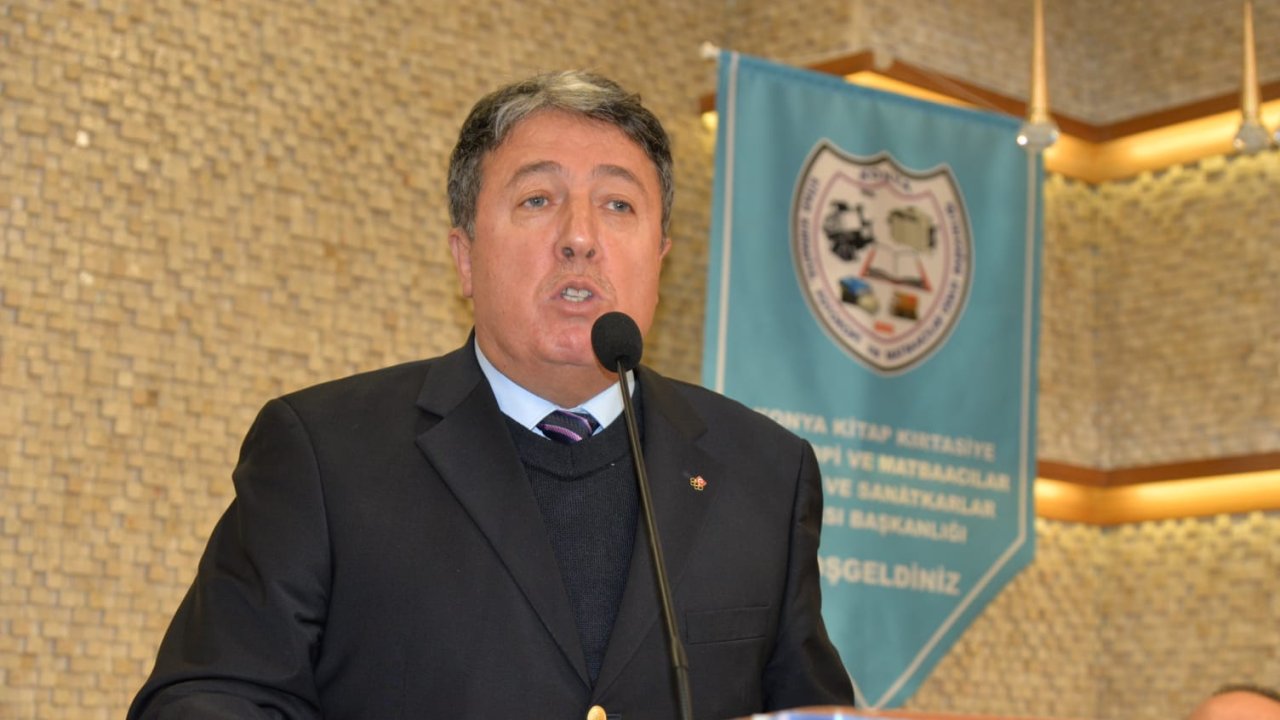 Konya Kitap, Kırtasiye, Fotokopi ve Matbaacılar Odası'nda Ramazan Kuşpınar güven tazeledi