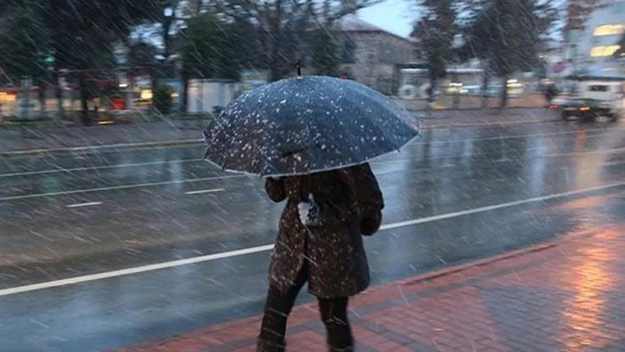 Konya’da yağış ve soğuk hava etkili olacak! Karla karışık yağmur bekleniyor!