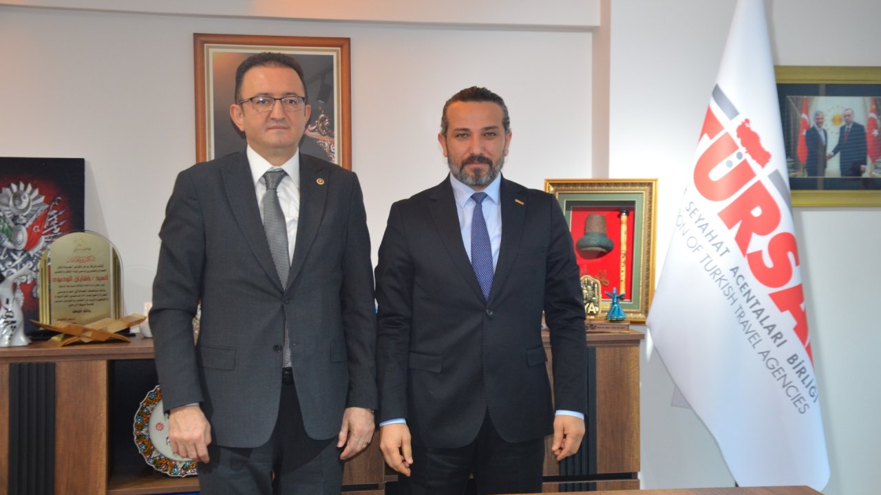 Konyalı Vekil Bektaş TÜRSAB Ziyaretinde, Konya hava alanında yaşanan sorunu yeniden gündeme getirdi