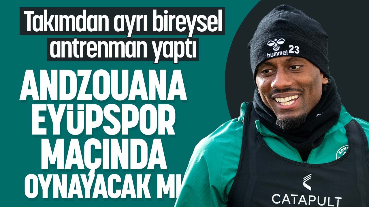 Takımdan ayrı antrenman yaptı: Andzouana Eyüpspor maçında forma giyecek mi?