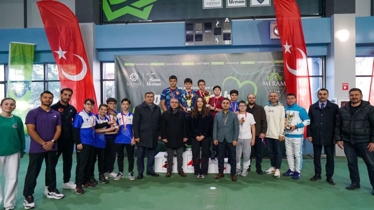 Konya’da yıldızlar tenis il birinciliği: Kortta disiplin, mücadele ve gelecek vaat eden performanslar