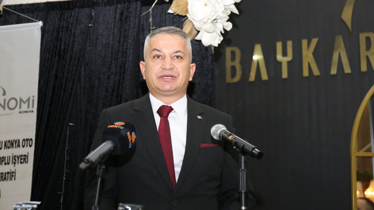 Konya Oto Galericiler Odasında Başkan Acıbadem güven tazeledi