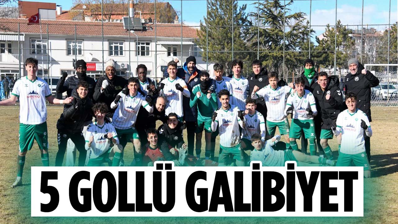Konyaspor U19 sahasında farklı kazandı