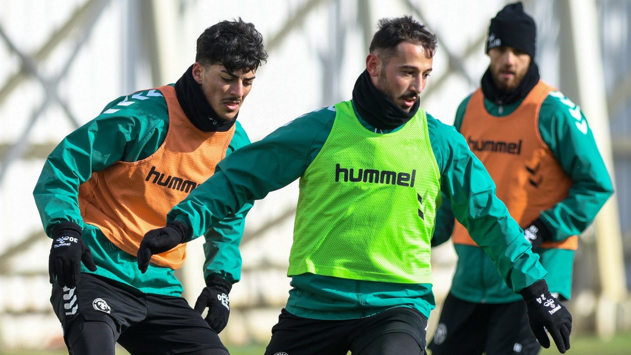 Konyaspor’da Gaziantep mesaisi başladı! Yeşil-Beyazlılar sahaya indi