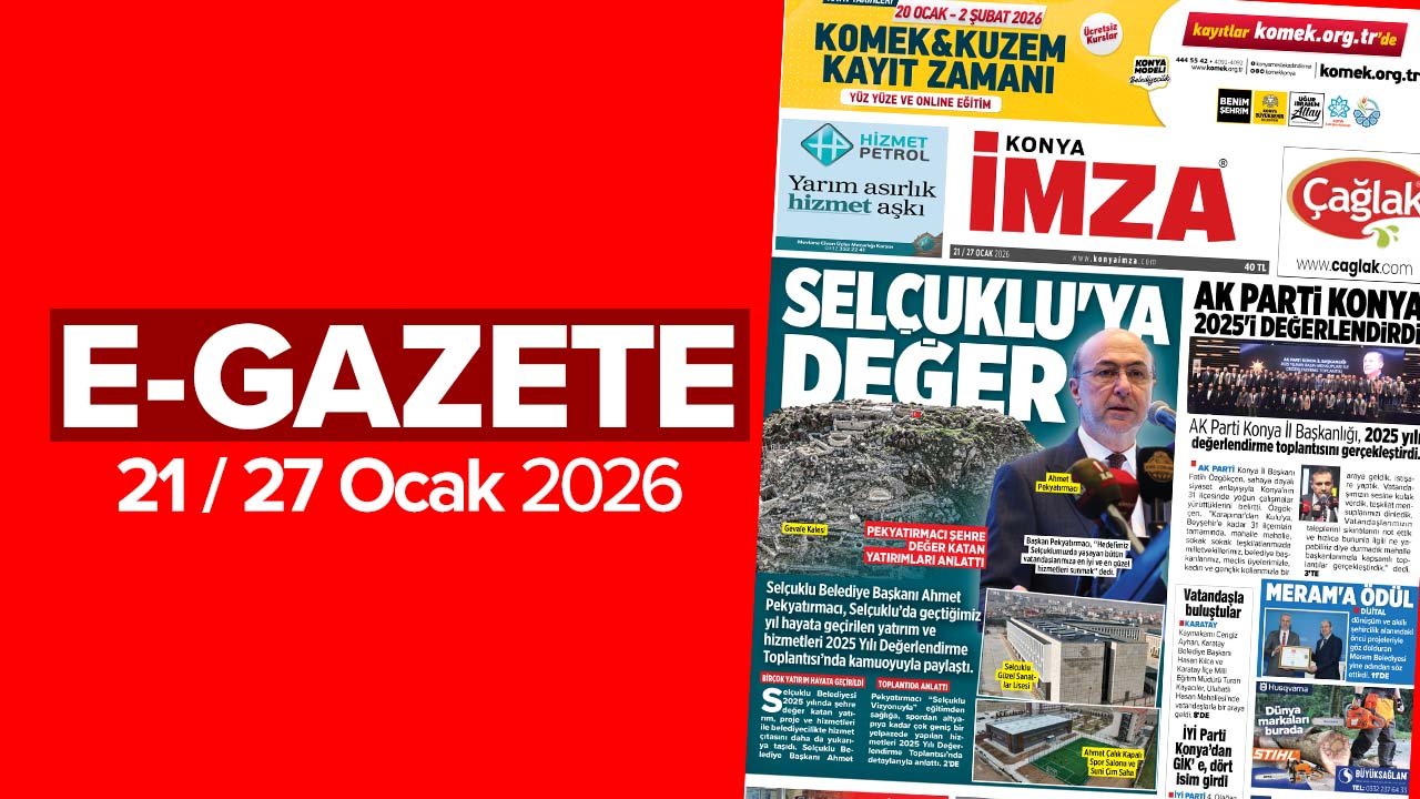 Konya İmza E-GAZETE (21 / 27 Ocak 2026)
