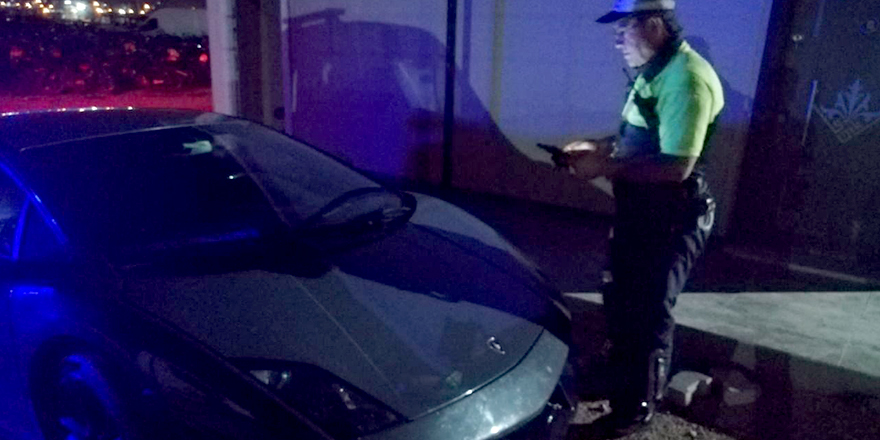 Lüks otomobille drift yapan sürücüye 9 bin 291 lira ceza