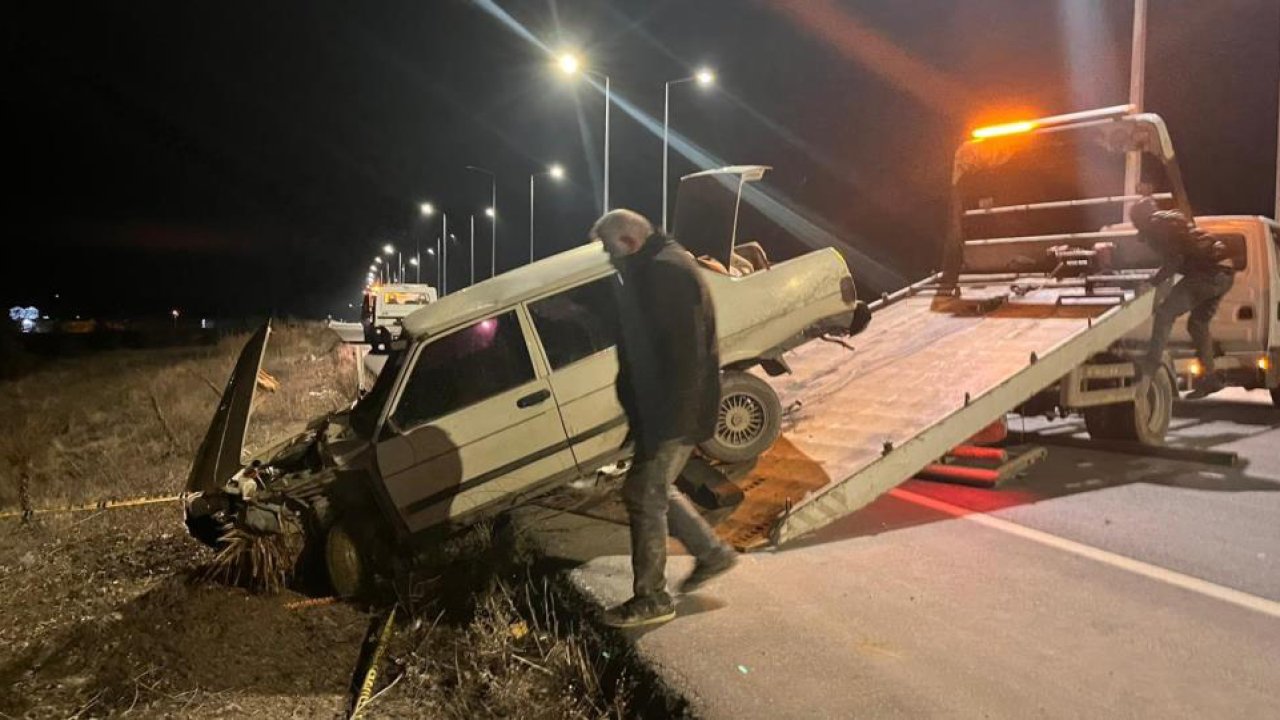 Yola fırlayan domuz can aldı! Konya’da feci kaza: Otomobil takla attı