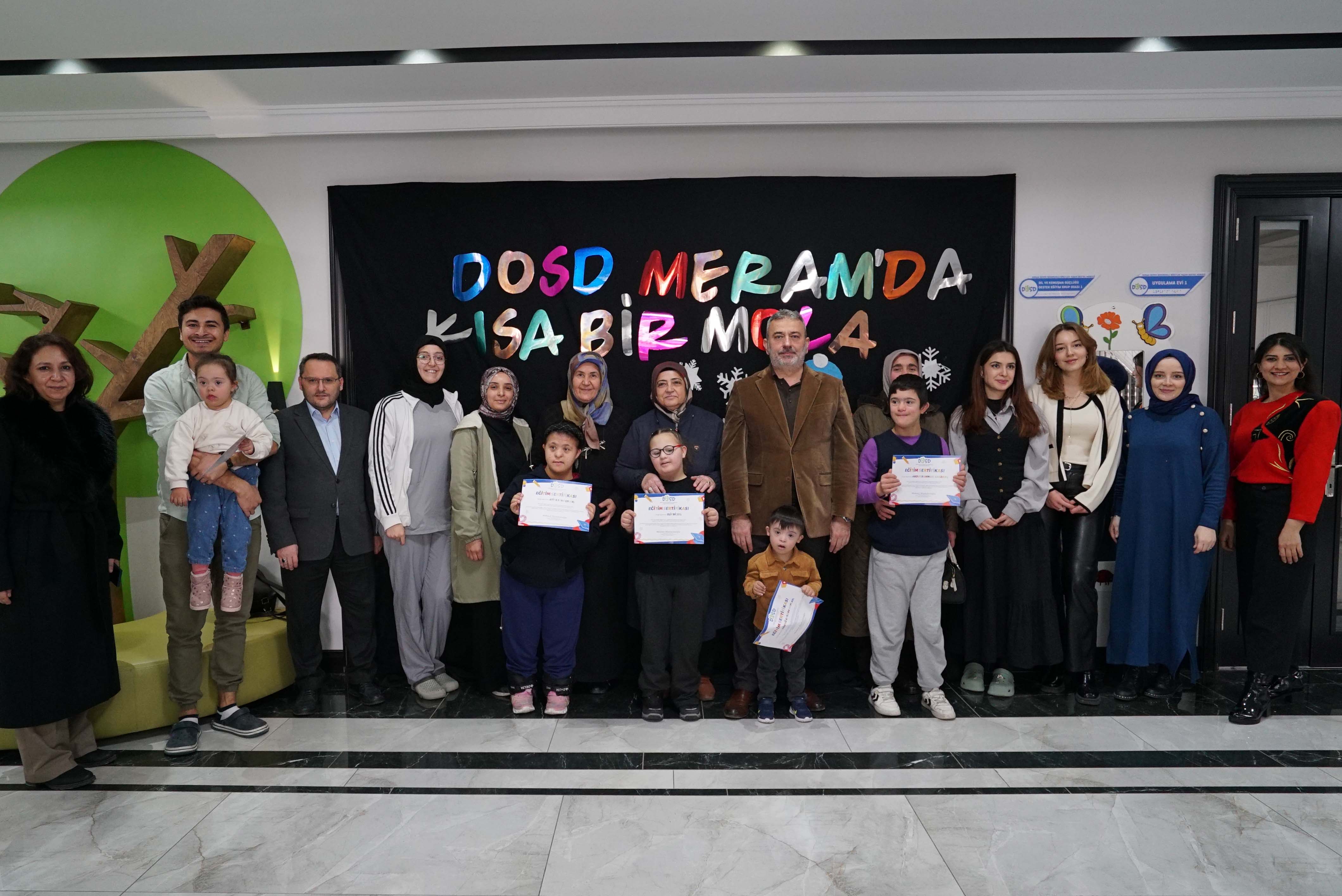 DOSD Meram’da eğitime kısa mola: Başarı belgeleriyle gurur dolu anlar!