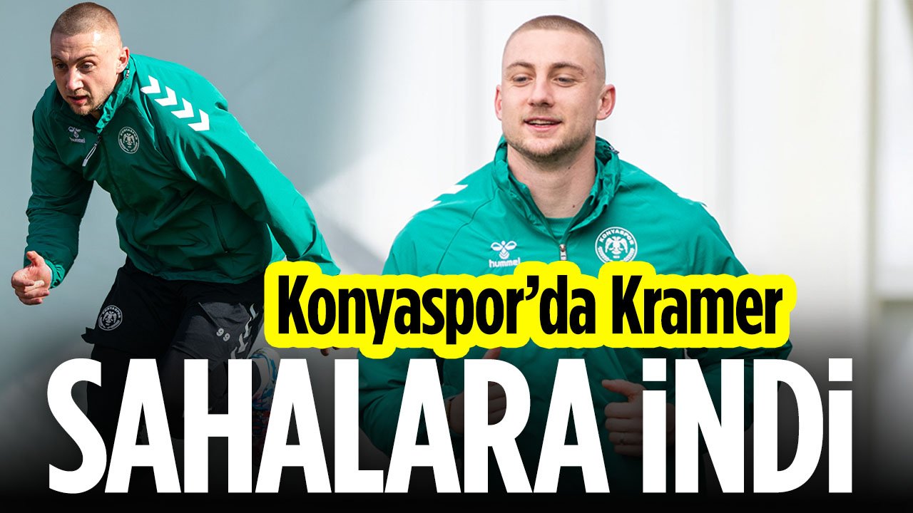 Blaz Kramer yeniden Konyaspor'da! İlk antrenmanına çıktı