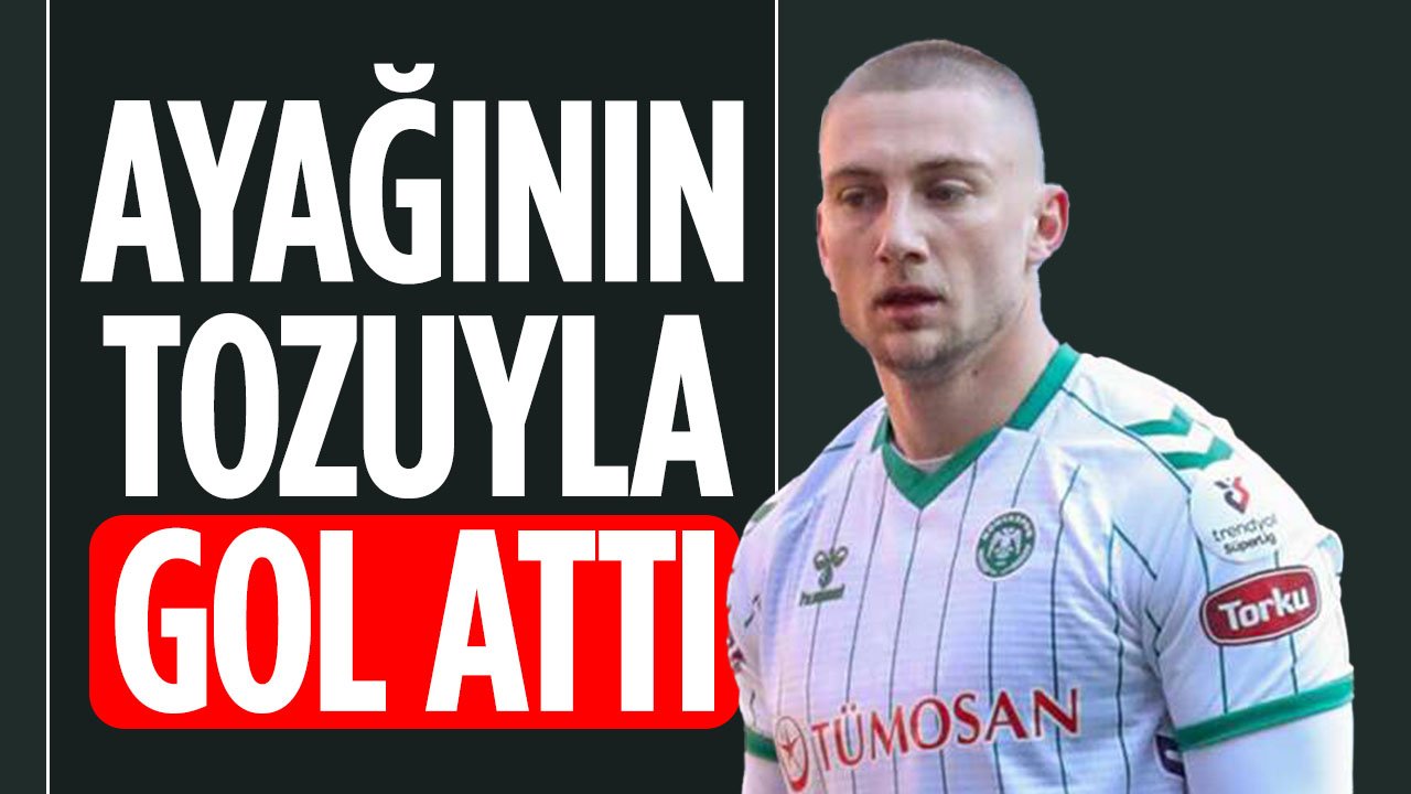 Konyaspor'da Blaz Kramer takıma gelir gelmez gol sevinci yaşadı