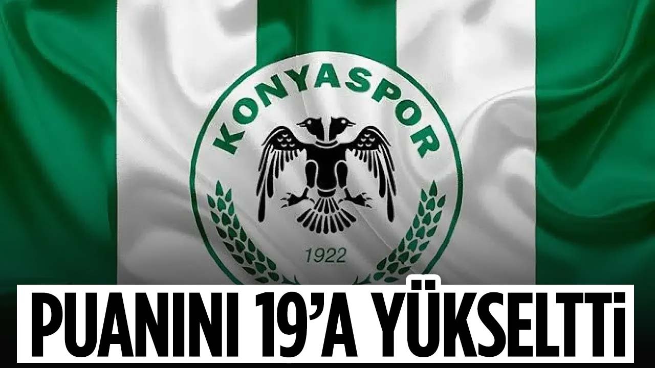 Konyaspor puanını 19 yaptı