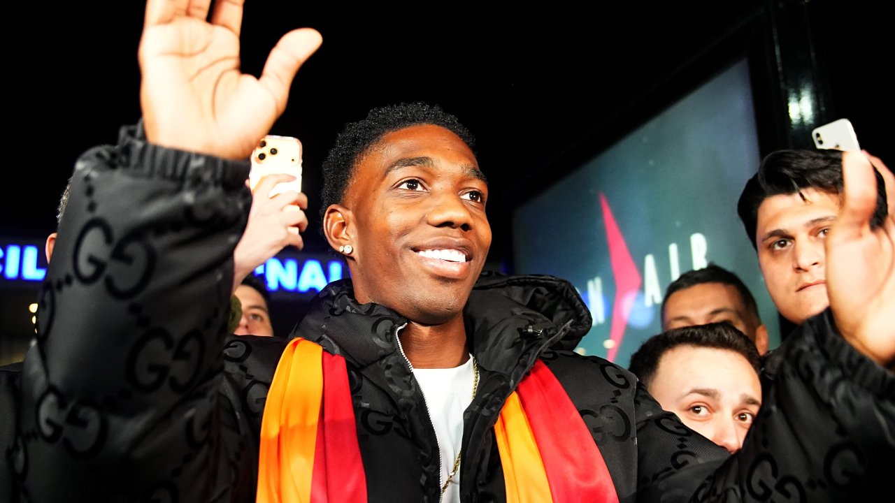 Galatasaray'ın yeni transferi Yaser Asprilla, İstanbul'da